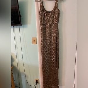 Fashion nova dress rose gold